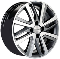 Khomen KHW1609 Gray-FP 4*100 6xR16 ET41 DIA60.1